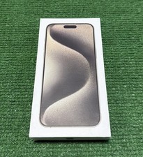 IPHONE 15 PRO MAX BLACK TITANIUM Empty Box ONLY 