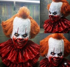 Máscara de látex payaso Penny, HALLOWEEN, MIEDO, máscara de látex, película