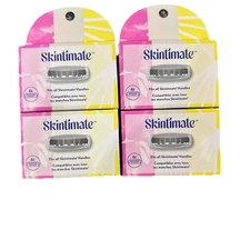 4 Skintimate 4 Blade Razor Refill Cartridges Fits All Skintimate  16 Total