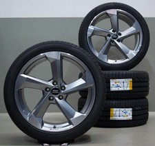 Pneumatici estivi originali Audi A7 S7 4K8 20 pollici ruote estive cerchi DOT24 COME NUOVI