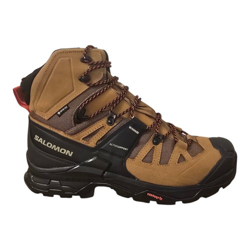 Salomon Hombres Talla 9.5 Quest 4D GTX GoreTex Cuero Botas de Senderismo Impermeables Marrón