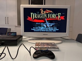 Dragon Force (Sega Saturn, 1996) &ndash; Complete in Box (No Reg Card)