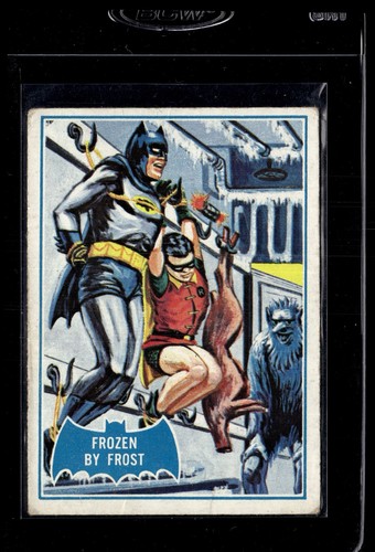 1966 OPC Batman Blue Bat #32B Frozen by Frost — Raw
