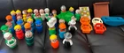Vintage Fisher Price Little People Lot 40 Figures Furniture 70s 80s Playset