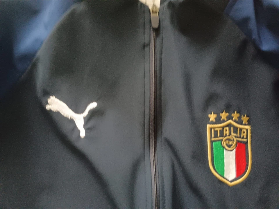 ITALIA PUMA FIGC JACKET ORIGINAL RARE SIZE M NEW - Immagine 3 di 4