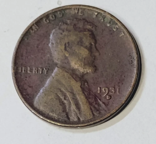 1931 D Lincoln Cent, Penny, Fine Condition