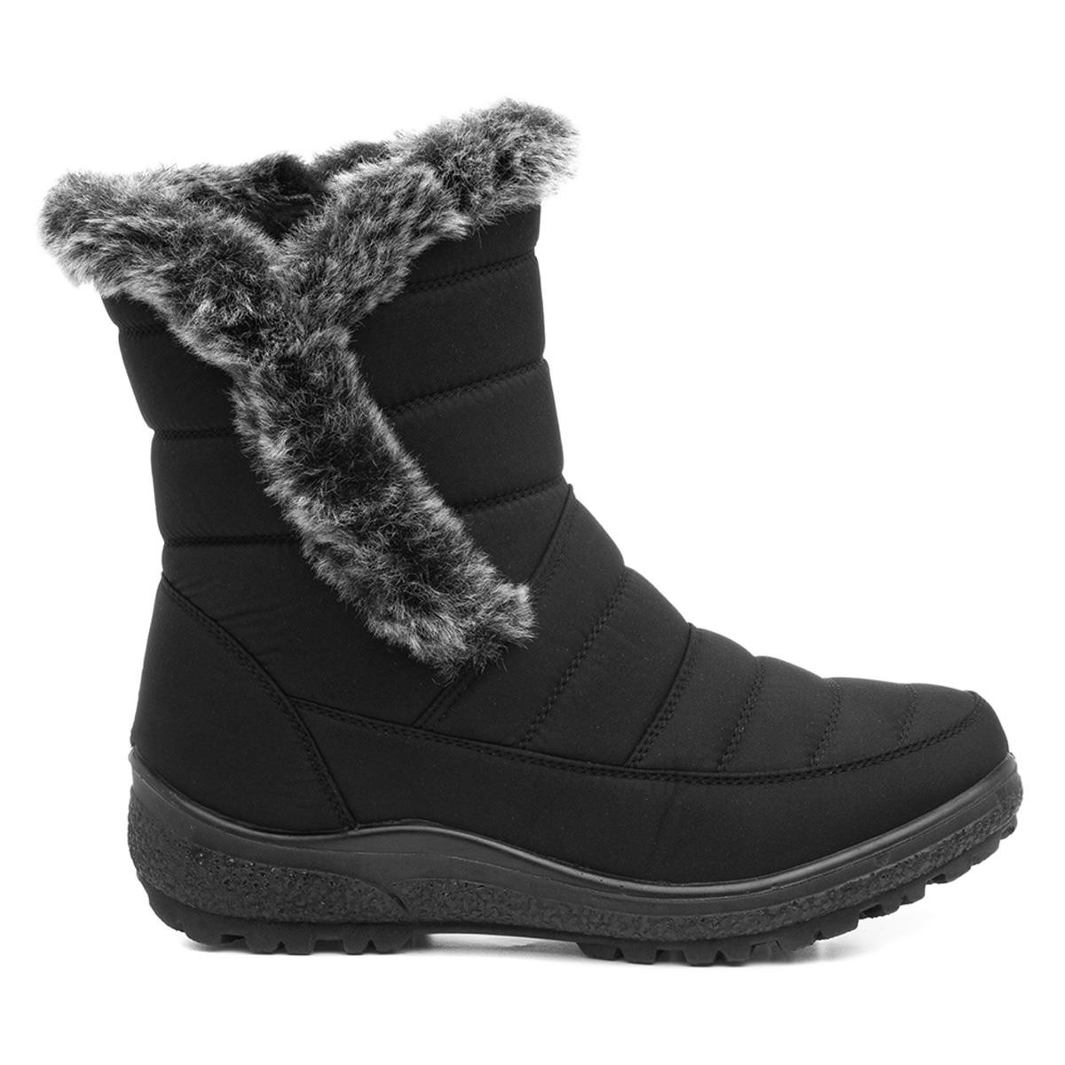 Faux Fur Shoezone Womens Boots Shoezone Keep Softlites Wide