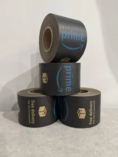 4 ROLLS! 3 Inch X 164 Ft Kraft Tape Amazon Prime Self Adhesive Ships From USA
