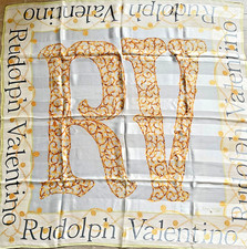 Foulard/Carré/Chale★RUDOLPH VELENTINO★soie★Silk SCARF seide seda seta schal