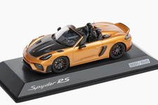 Porsche Custom Spark 1/43 Porsche 718 982 Spyder RS 2024 Gold Metallic Model New