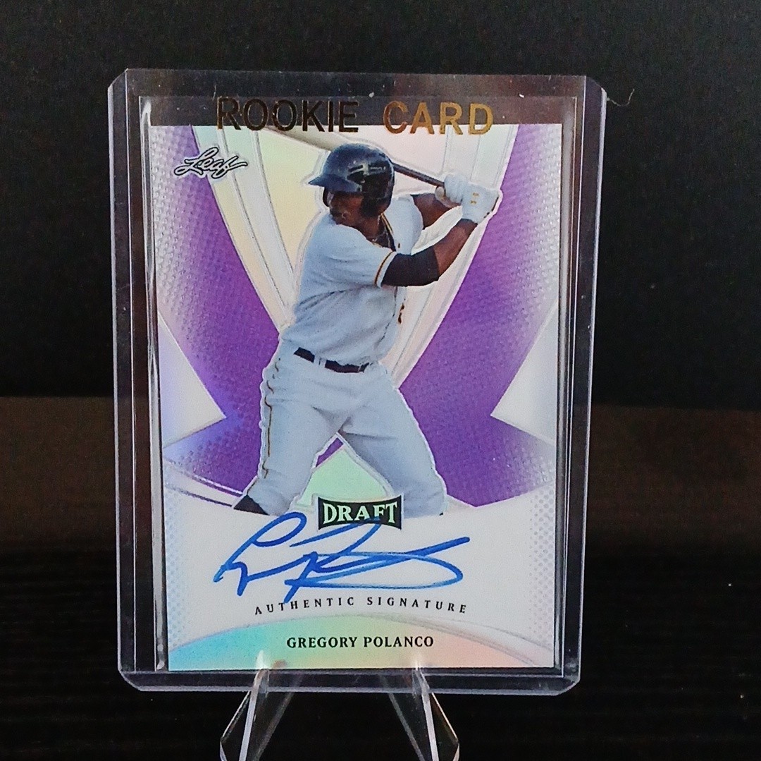 2013 Leaf Metal Draft - Gregory Polanco #BA-GP1 (AU, RC)