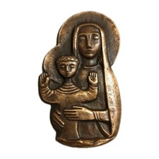 Bronze Jungfrau Maria mit Jesuskind