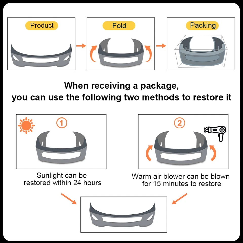 Front Bumper Cover For 2016-2018 Chevrolet Malibu W/O Holes Matte Black 84042377 Foto 2 de 4