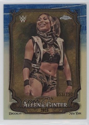 2025 Topps Chrome WWE Allen & Ginter Blue Refractor 53/150 Michin #AG-MCH 13ab