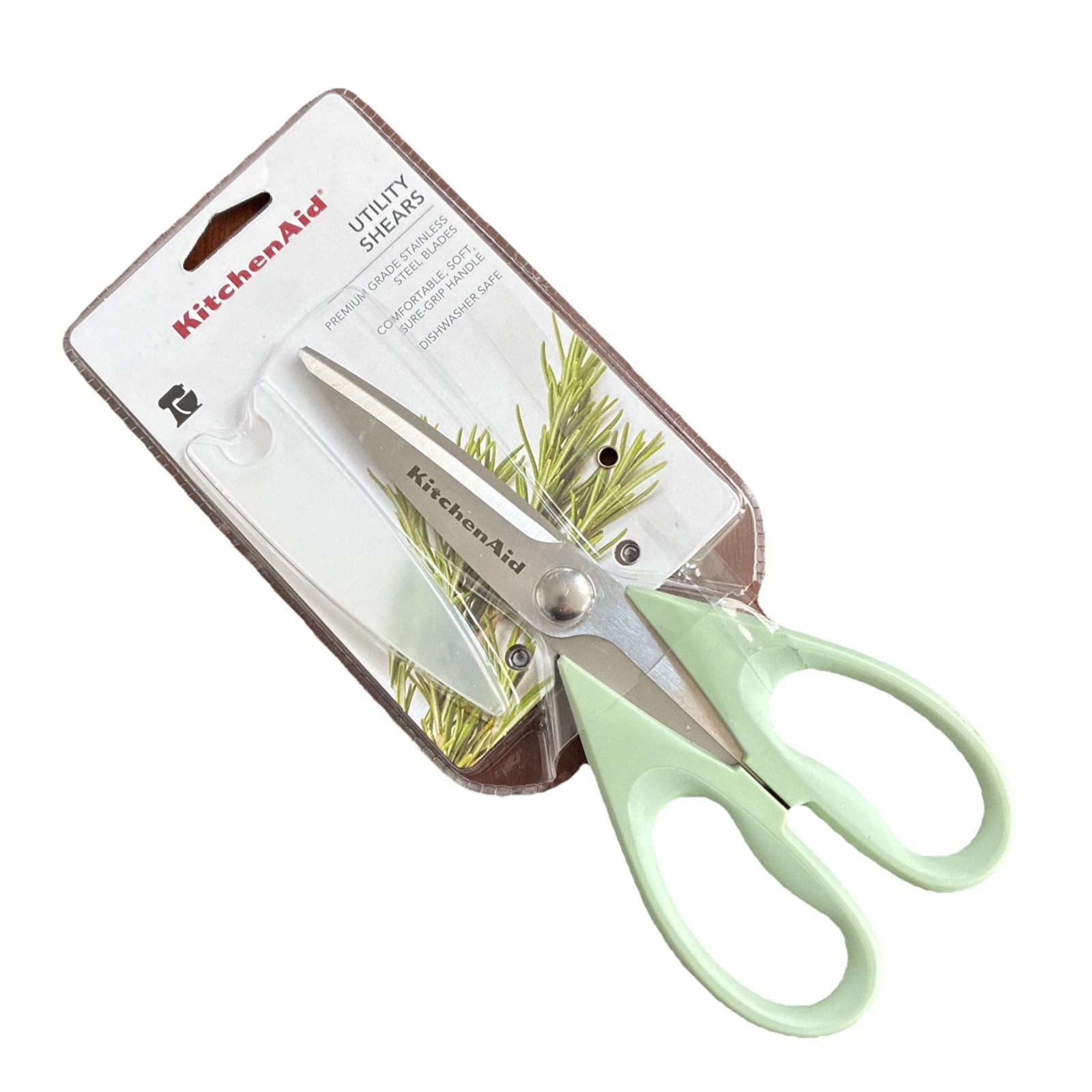New KitchenAid All Purpose Kitchen Shears Scissors Mint Pistachio HPIA