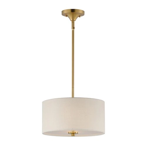 Maxim 10011OM Bongo 2 Light 13"W Pendant - Brass - Picture 2 of 5