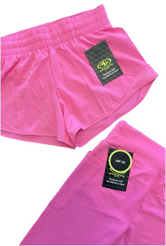 Athletic Works Girls 2-Pack: UPF 30 Leggings & Athletic Running Shorts, M (7-8) - Picture 3 of 16