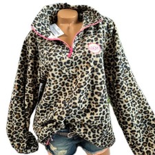 Zwillingsherz Sweatshirt Pullover Troyer Fleece Damen S bis XXL (8045)