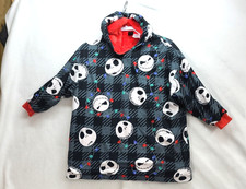Nightmare Before Christmas Oversized Pajama Hoodie Boy Girl Robe Childs Sm/Med