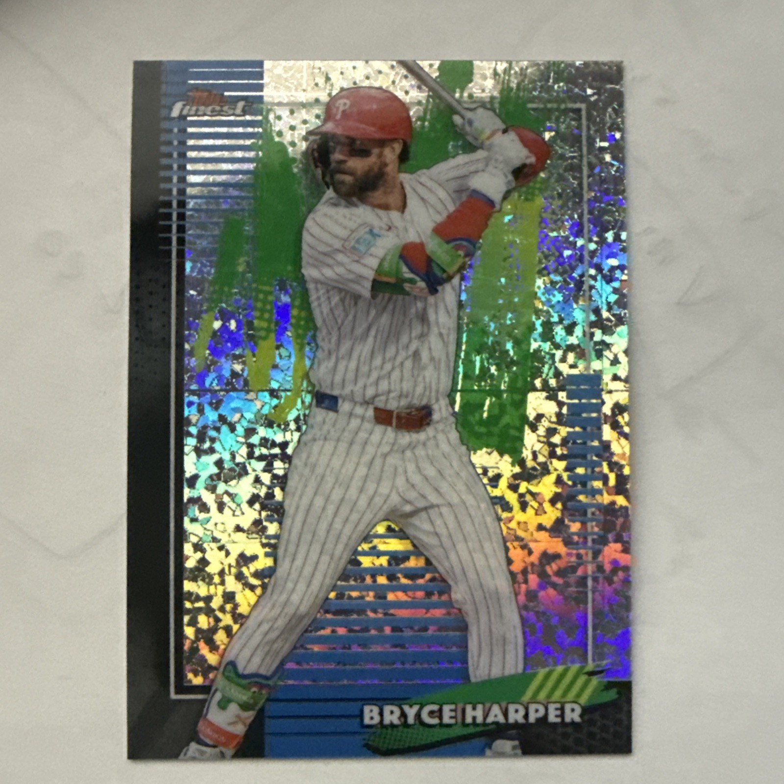 2026 Topps Finest Bryce Harper Mini Diamond #73 Phillies