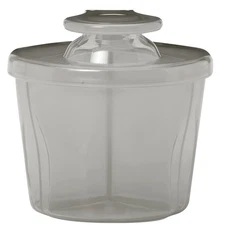 Portable Baby Formula Dispenser with Snap-On Lid for Travel Infant Milk Powder