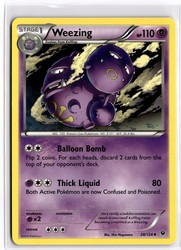 Weezing 28/124 Uncommon XY - Fates Collide