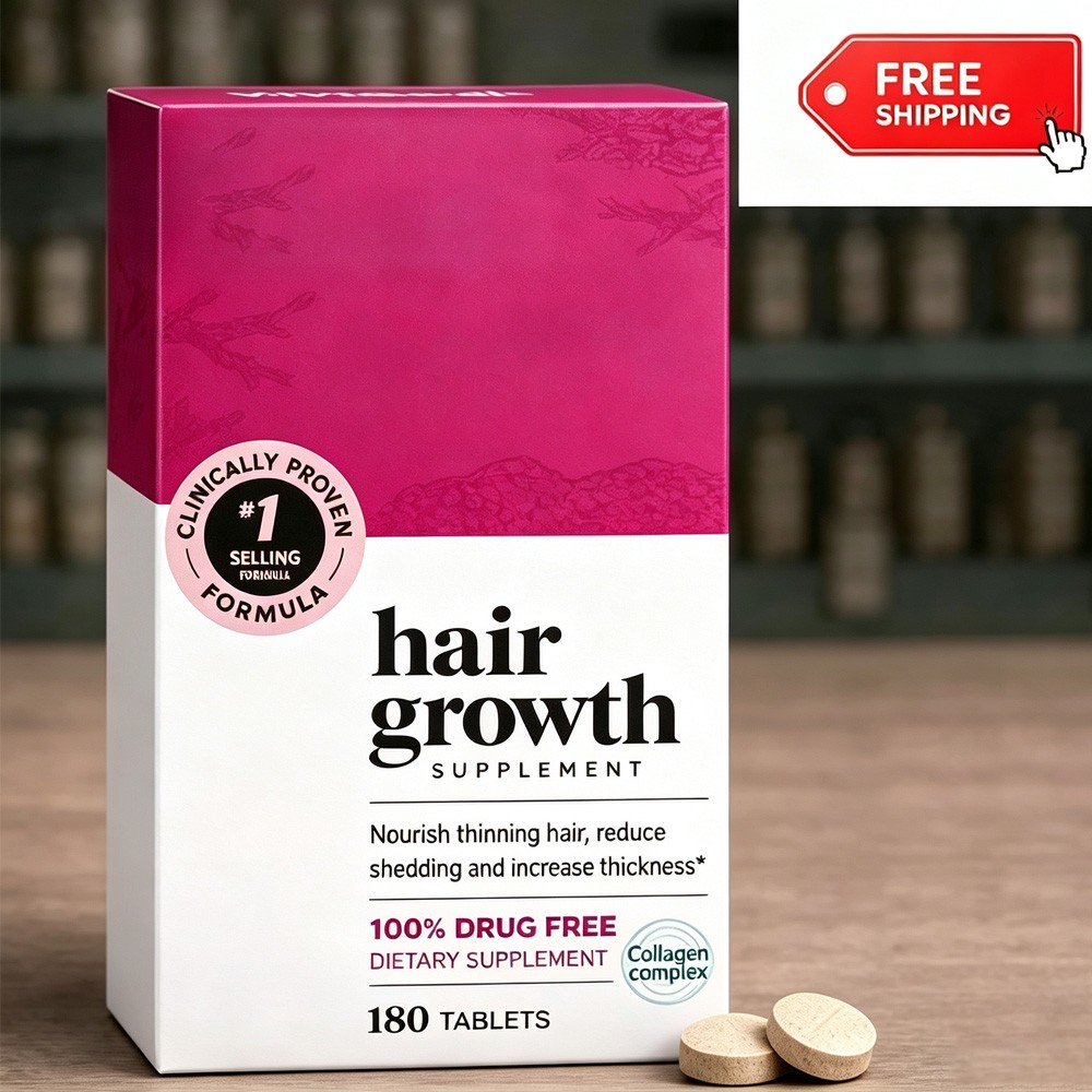 Viviscal Hair Growth Dietary Supplement with Collagen Complex 180 Tablets