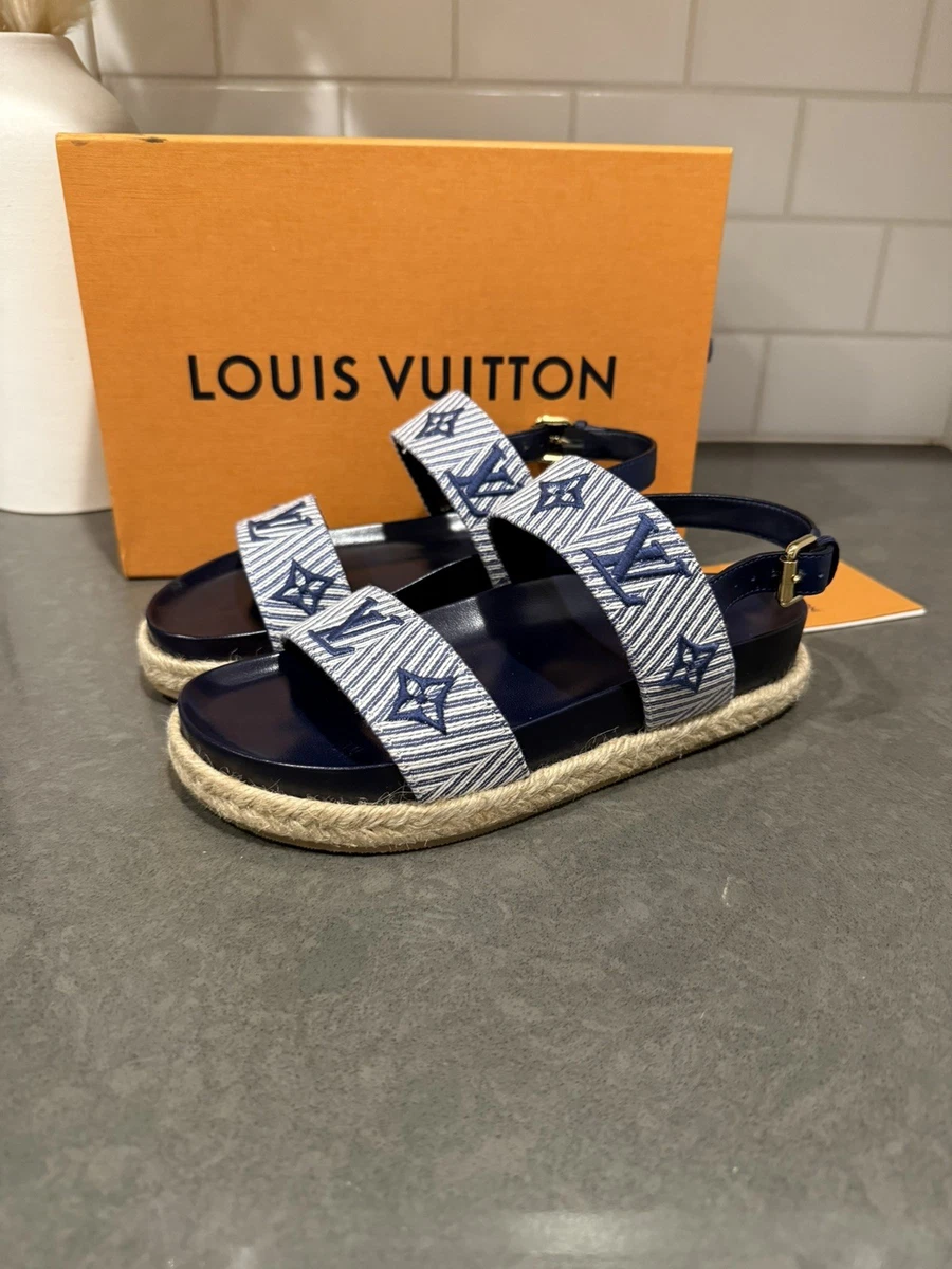 Louis Vuitton Blue Sandals for Women for sale - eBay