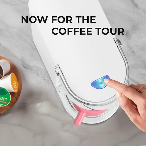 Schlanke Single-Serve-Kaffeemaschine für K Pod, Kaffeemaschine für eine Tasse passt 7,3" Trav... - Bild 8 von 8
