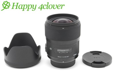 [Top MINT w/ Hood] Sigma 35mm f/1.4 DG HSM Art Lens 012 Nikon F From JAPAN
