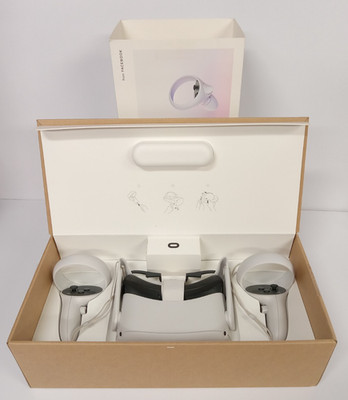 Meta Oculus Quest 2 (256GB, White) VR Headset in Box - Fully Functional! #3