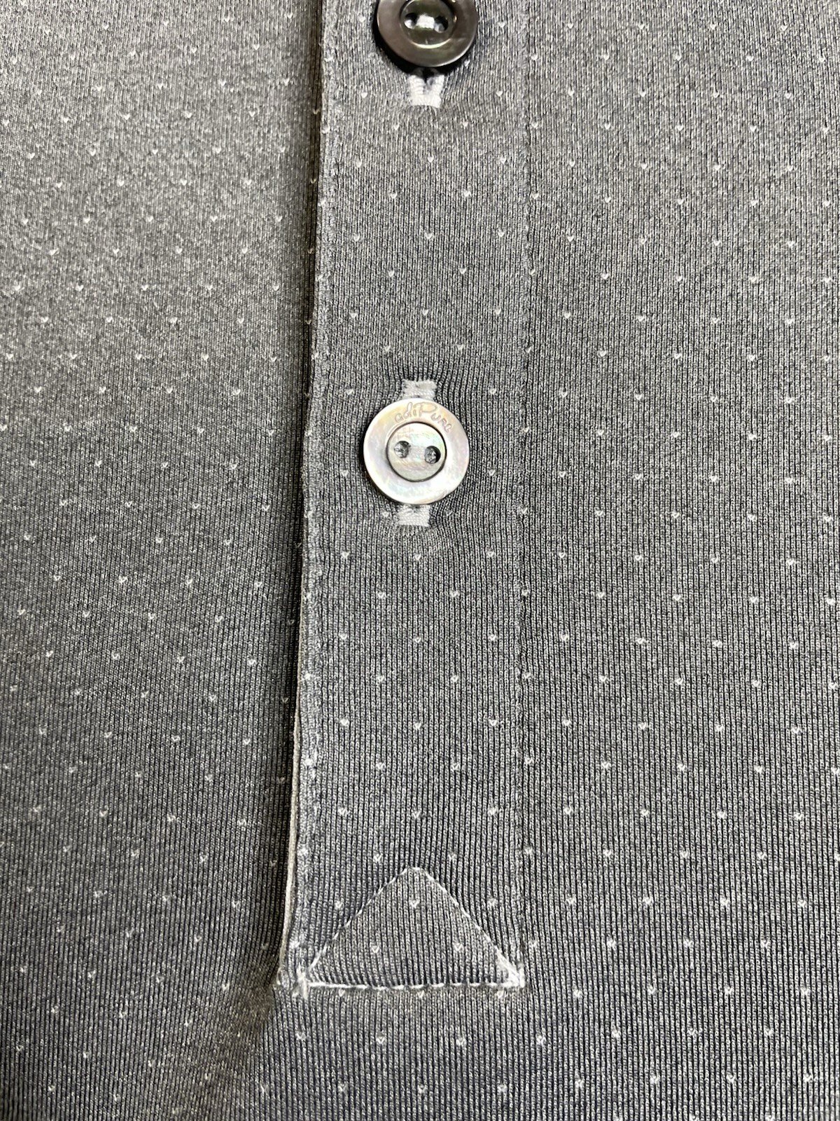 Pine Valley Golf Club adidas Polo Shirt Mens XL Gray Performance Golf thumbnail 4