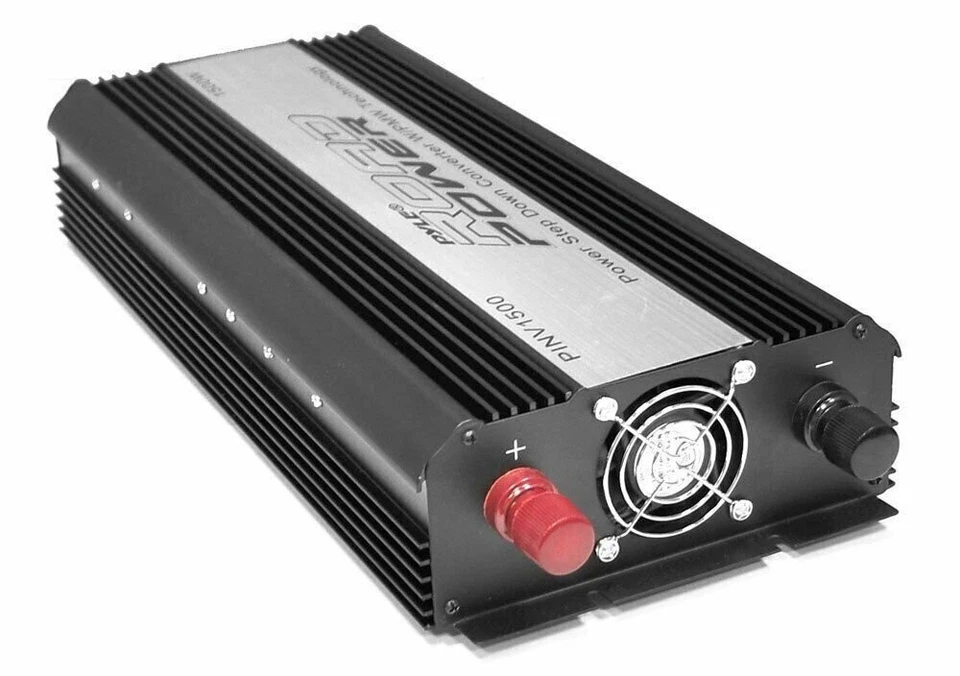 Pyle PINV1500 Plug In Car 1500 Watt 12V DC to 115 Volt AC Power Inverter w/ USB - Image 2 of 3
