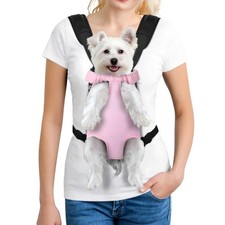 Pet Dog Carrier Backpack Adjustable Dog Front Carrier, Legs Out Easy-Fit Dog ...