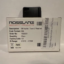 Rosslare Em Keyfob AT-ERK-26a-7TBO Box Of 25