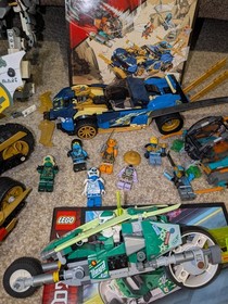 5x LEGO NINJAGO: Titan Mech 70737 71776 Race Car Incomplete minifigures Lot