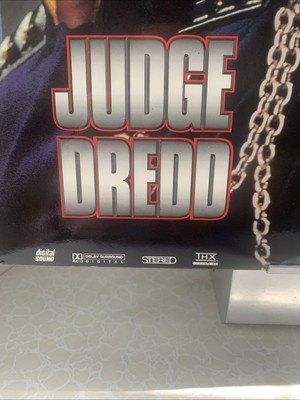 JUDGE DREDD - Laserdisc (1995 Image Ent, Widescreen) SYLVESTER