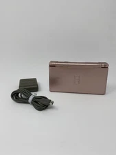 Nintendo DS Lite Metallic Rose / Pink Tested Working With Charger Ships Fast