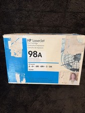 New OEM HP 98A Black 92298A LaserJet Toner Cartridge New In Sealed Box