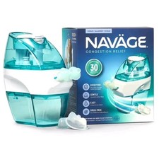Navage Nasal Care Saline Nasal Irrigation Kit,  Opened no Salt Pods