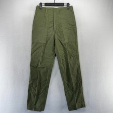 Vintage Vietnam Era Pants Mens 26x29 Green Fatigue Baker OG 107 Military Venus