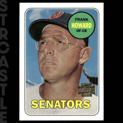 Frank Howard 2002 Topps Archives Reprint #170 Senators   Baseball Card