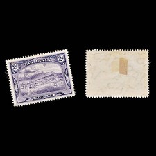 9039: Tasmania SG231 2d Deep violet 1899 Sc#88 Mi63 Mint MH C£24