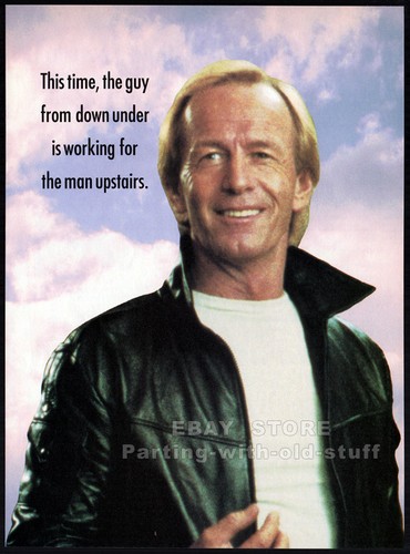 CASI UN ÁNGEL__Original 1991 impresión comercial ANUNCIO promoción__PAUL HOGAN__LINDA KOZLOWSKI - Imagen 2 de 3