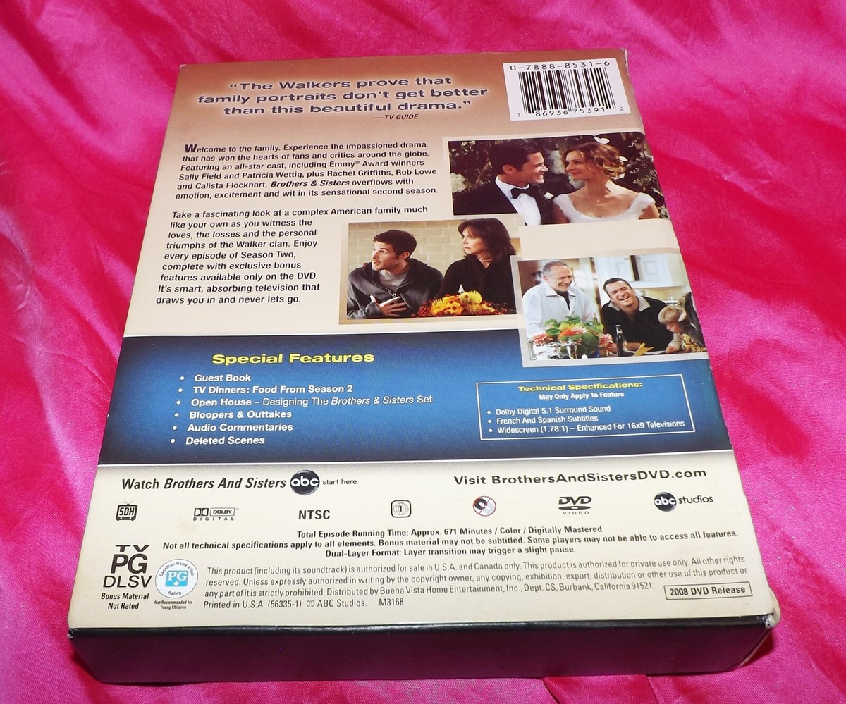 🌈 Brothers Sisters - The Complete Second Season 2 Two (DVD