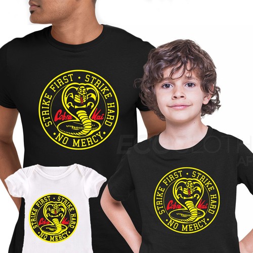 Cobra Kai T-shirt Karate Kid Movie Kung 