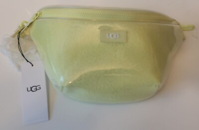 NWT UGG WOMEN'S NASHA BELT BAG CLEAR FESTIVAL CROSSBODY HANDBAG MSRP $125.00