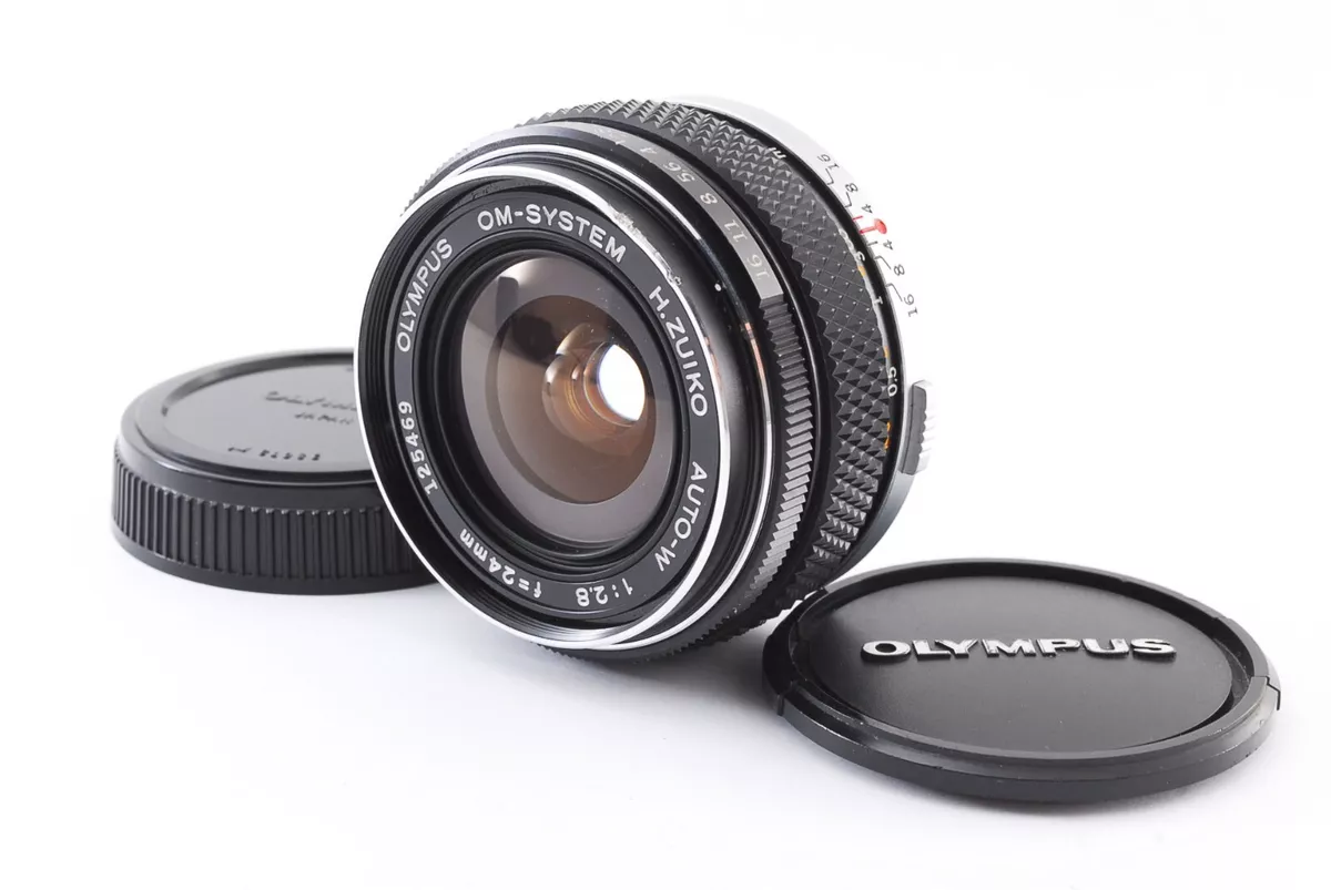 [Near mint] Olympus H Zuiko Auto-W 24mm F/2.8 Wide Angle MF Lens From Japan  465