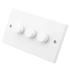 Selectric Square D250-4G 4 Gang 2 Way Push On/Off Dimmer - 250W (Non-Derating)