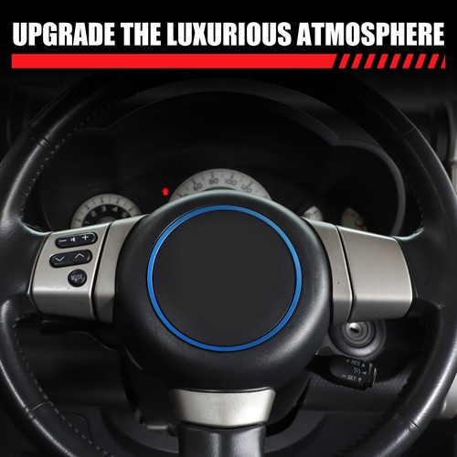 Blue Alloy Steering Wheel Center Cover Trim Ring Für Toyota FJ Cruiser 2007-2021 - Bild 12 von 21
